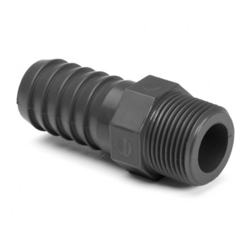 Polypropylene Threaded M Hose Tail 