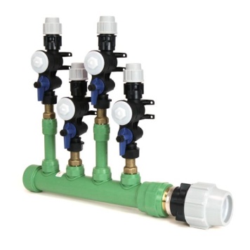 Plasson Compact End Feed 4 Port