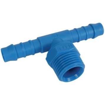 M Branch Tee Hose Connector BSPT