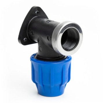 MDPE 90 Wall Plate Elbow