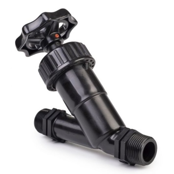 Polypropylene Threaded Angle Seat Valve M Threaded