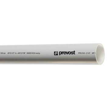 Prevost Grey Aluminium Vacuum Pipe 