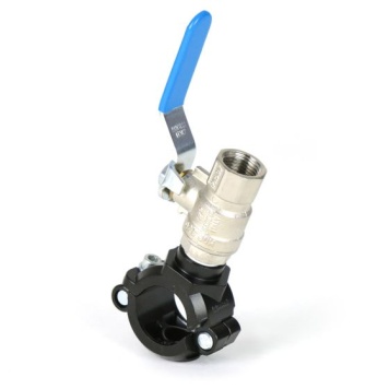 Prevost Tapping Flange With Brass Valve 