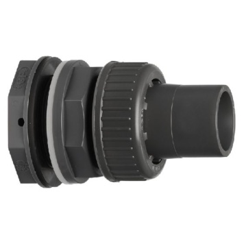 Georg Fischer PVCu Metric PRO-FIT Tank Connector Plain