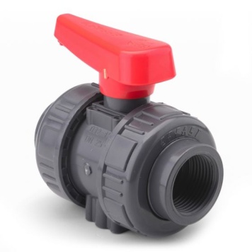 PVC Standard 2-Way Ball Valve Threaded