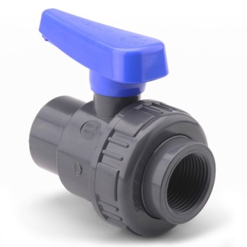 PVC Economy 2-Way Ball Valve SU Threaded