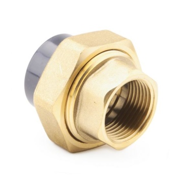 PVC Composite Union Plain F x Thread F Brass