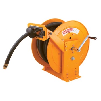 Hi-Vis High Capacity Manual Rewind Bare Hose Reel