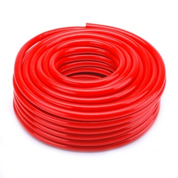 PVC Braided Hose Red