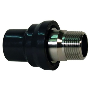 Georg Fischer PVCu Metric Socket/Spigot Plain x SS Thread M