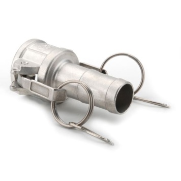 SS Type C Hose Tail Lever Coupling