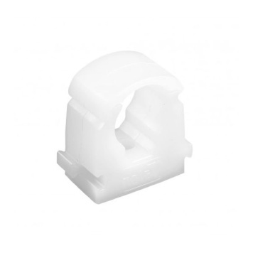 Hinged Pipe Clips White