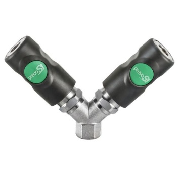 Prevost Euro Profile 7.4mm Female Twin Coupling