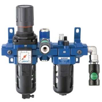 Filter-Regulator-Lubricator With Diverter Block & Quick Safety Coupler