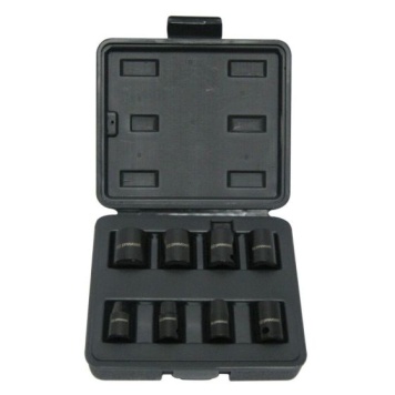 Box Of 9 Sockets For 1/4" Square Impact Wrenches