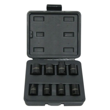 Box Of 8 Sockets For 3/8" Square Impact Wrenches