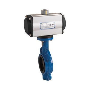 Haitima Pneumatic Actuated SR CI Wafer Butterfly Valve