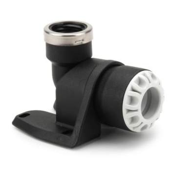 MDPE Push Fit Wall Plate Elbow