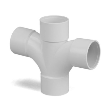 FloPlast Solvent Weld Waste Cross Tee 92.5 White