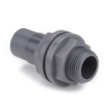 PVCu Tank Connector Plain M x Thread M