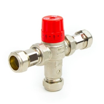 DZR Brass 2-In-1 Thermostatic Mixing Valve