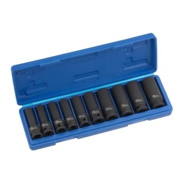 PCL 10 Piece Deep Impact Socket Set 1/2"