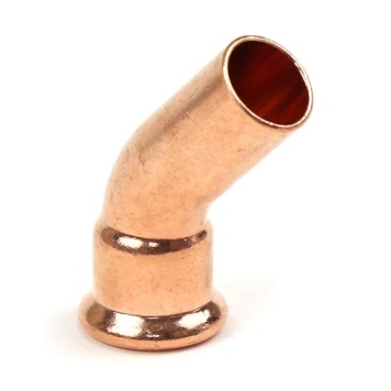 Copper Press Fit Stem Elbow 45