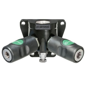 Prevost Euro Profile 7.4mm Double Coupling & Drain Wall Bracket