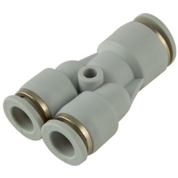 Kelm Tube x Tube White Push-In Reducing Y Splitter