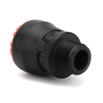 MDPE Push Fit Adaptor Male x Copper