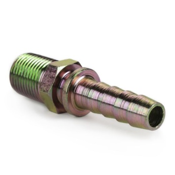 Hose Tail M Threaded BSPT - Safety Locking Collar