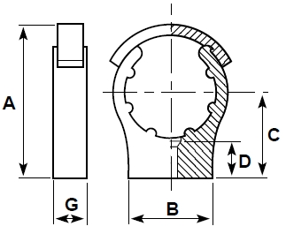 DP cobra pipe clip diagram