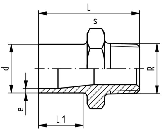 GF-plain-x-thread-adaptor-nipple-diagram