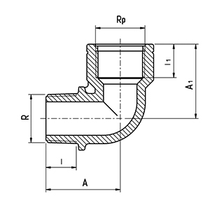 PP BSP Threaded Elbow 90° Male x Female | Plasson Fittings | Pipestock