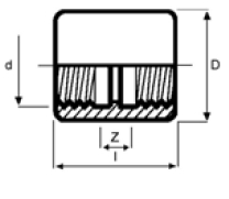 PPh socket threaded diagram