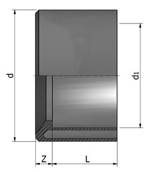 PVC-reducing-bush-Diagram